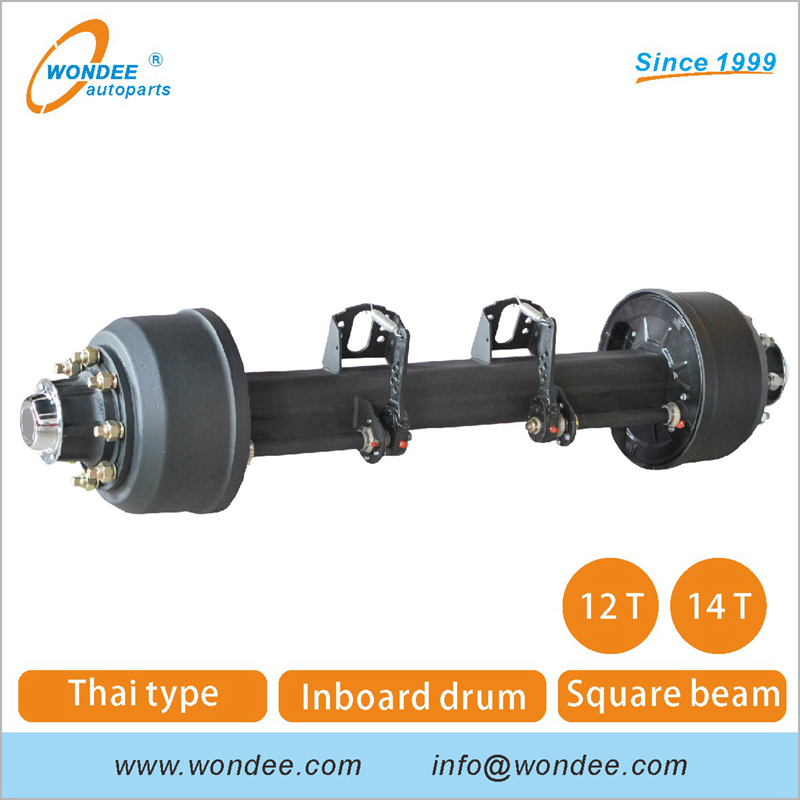 T T T T Heavy Duty Thai Type Axles For Semi Trailers Buy Semi