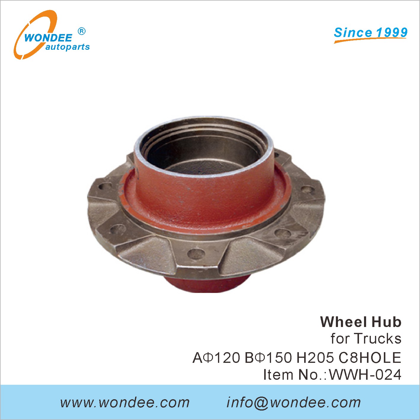 Wheel Hub for Heavy Duty Trucks and Trailers - Buy Wheel Hub, casting ...