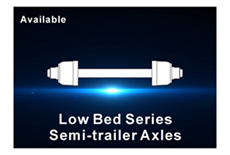 low bed trailer axle