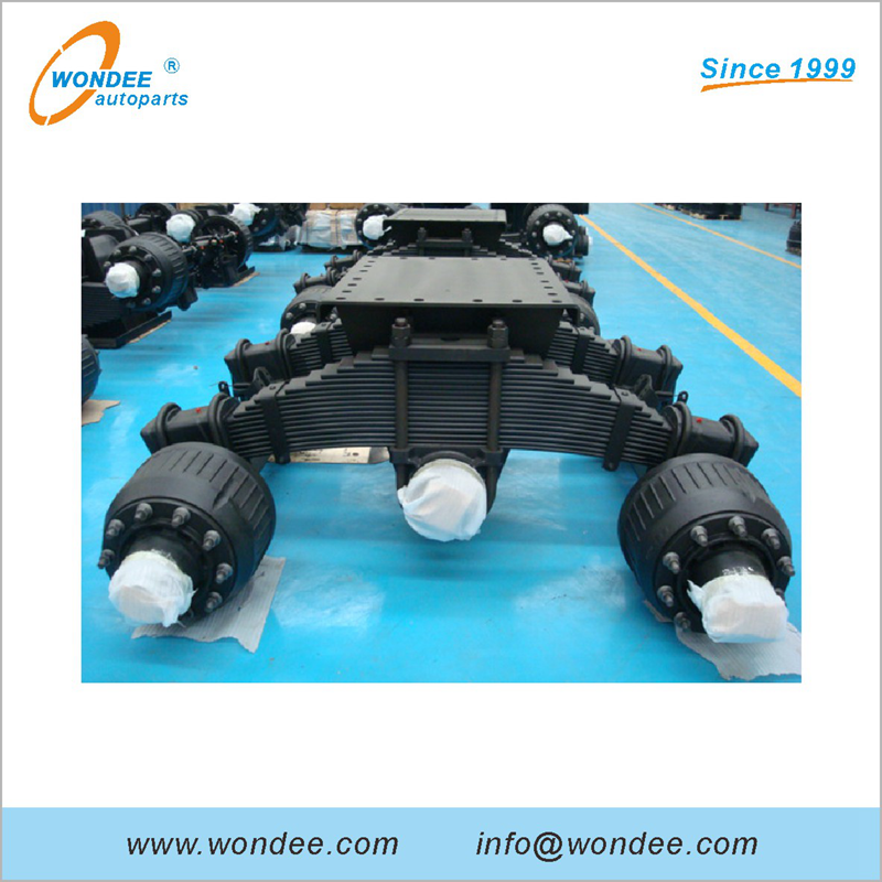 24T 28T 32T 36T Germany Drum Type Bogie Suspension for Semi Trailers and Trucks