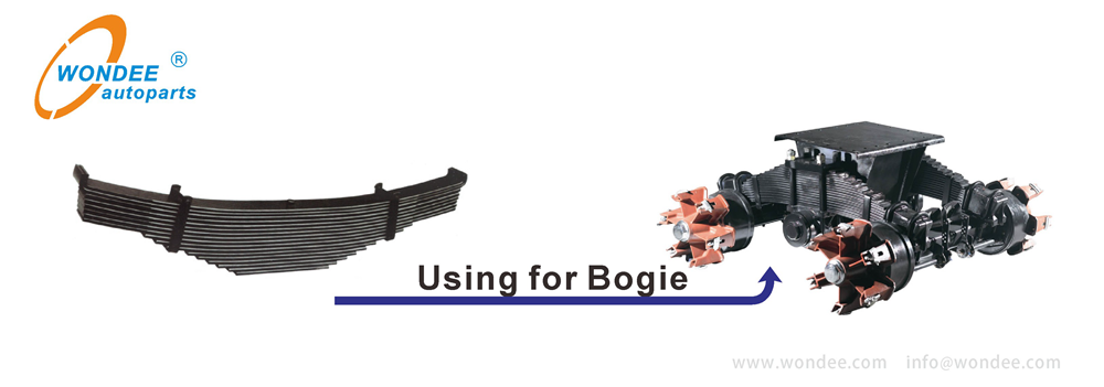 24T 28T 32T Bogie Leaf Spring for Heavy Duty Semi Trailer And Truck ...