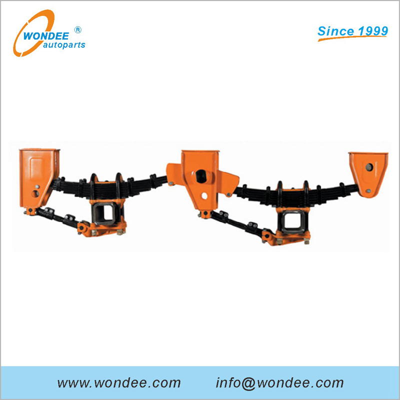 2-axle 3-axle American FUWA Type Mechanical Suspensions for Heavy Duty Semi Trailers and Trucks