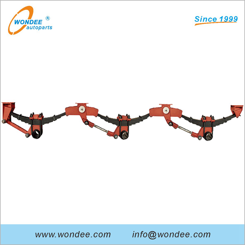 2-axle 3-axle Casting YTE Type Mechanical Suspension for Light Duty Trailer