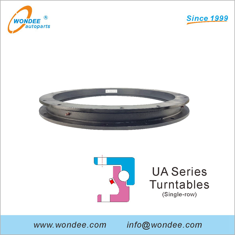 Diameter 300 ~ 1100 ~ 1300 mm Ball Bearing Turntables and Slewing Rings for Semi Trailers